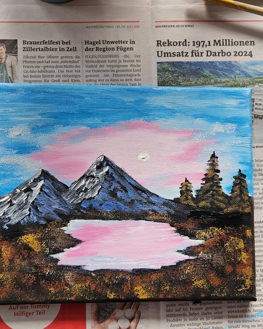 Die Kinder hatten viel Spaß, bei der Landschaftsmalerei. 🖌👍#summerfeeling25zillertal