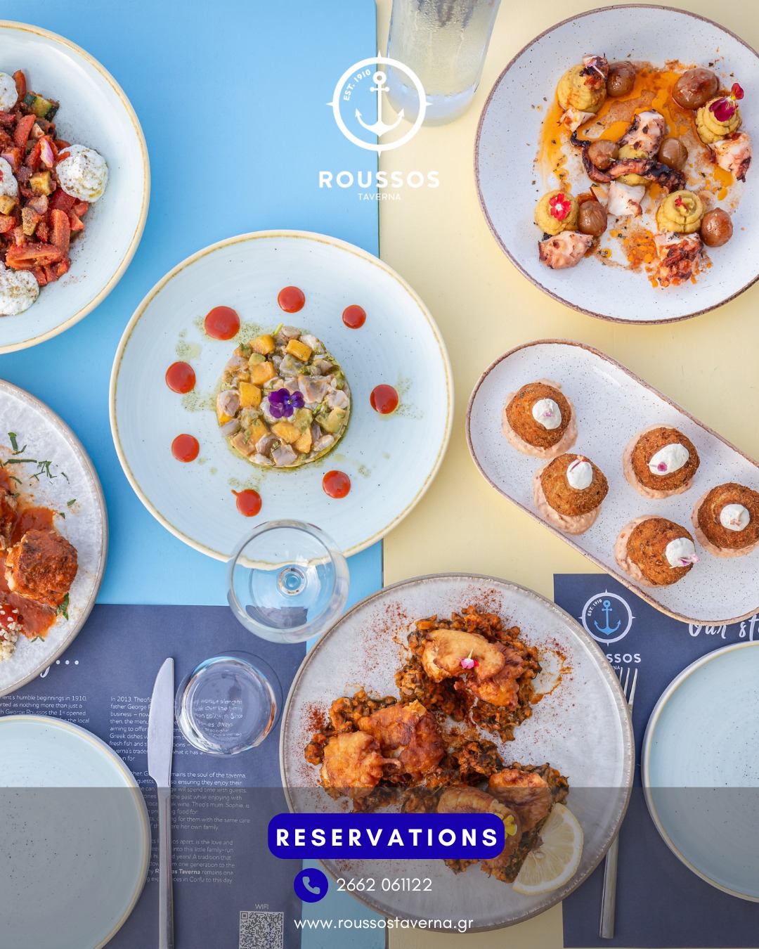 Since 1910, our table has been set for friends. Come hungry, leave as family. At Roussos Taverna, every dish is a taste of Corfu’s sea, sun, and tradition – served with love for over four generations. 🌊🍴✨
📞 Reservations: +30 26620 61122
🌐 www.roussostaverna.gr
#RoussosTaverna #CorfuFood #TasteOfCorfu #GreekCuisine #SeasideDining #CorfuRestaurants #Since1910 #EatLikeALocal