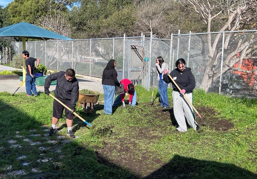 As weeds began to take over areas of the San Miguel Early Education School yard, our interns came together to carefully clear and mulch the space.
Through their teamwork, they not only beautify it and maintain the health of the garden, but also helped create a welcoming environment for young students to learn and play. 🪴