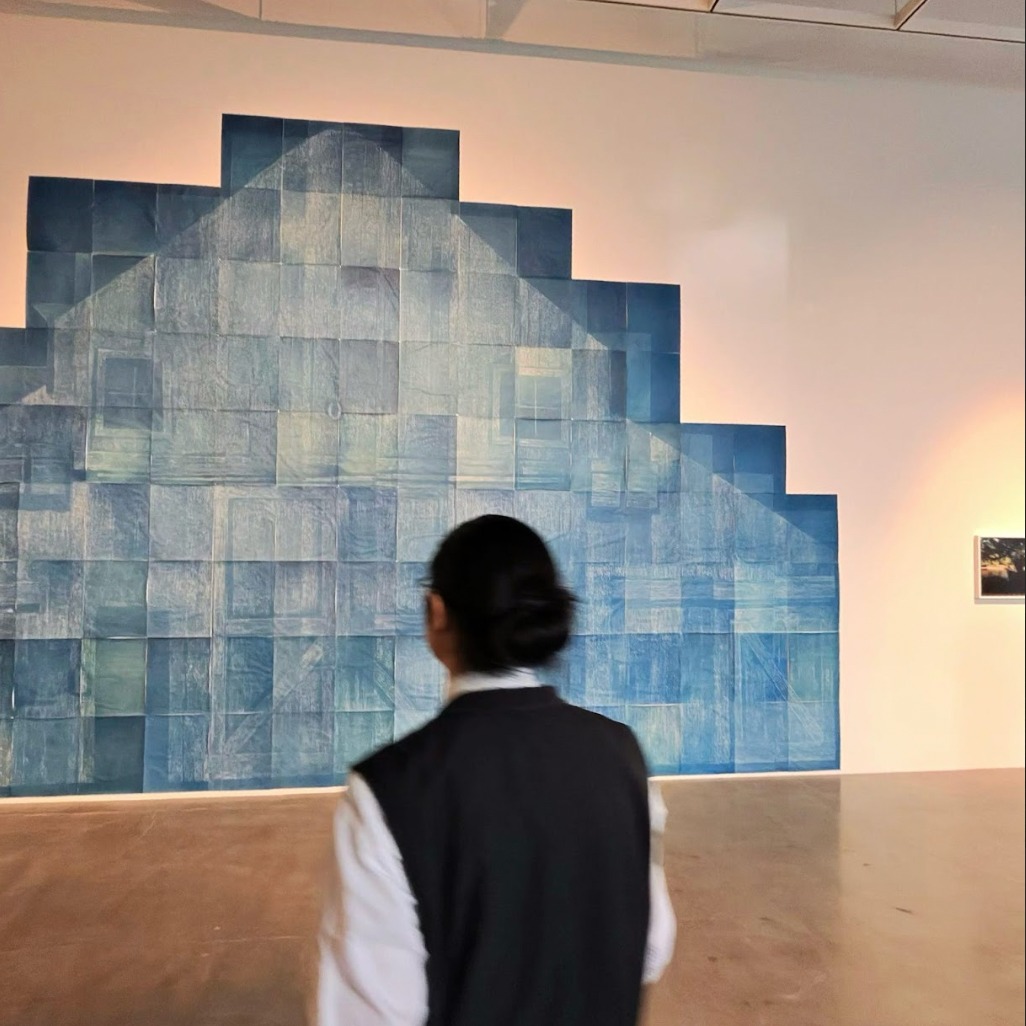 Our interns had the opportunity to visit the @sfac_galleries at the War Memorial Veterans Building to experience “To Bright Disturbances”, a group exhibition featuring original works by our founder, Bonnie Ora Sherk. The exhibition brings together artists including @shifty_shellmound (Sky Hopinka) and @aspenmays, collectively examining the ways we inhabit our environments and the lasting impact of human presence on the land. The visit offered a meaningful lens through which to consider art, ecology, and stewardship in dialogue.