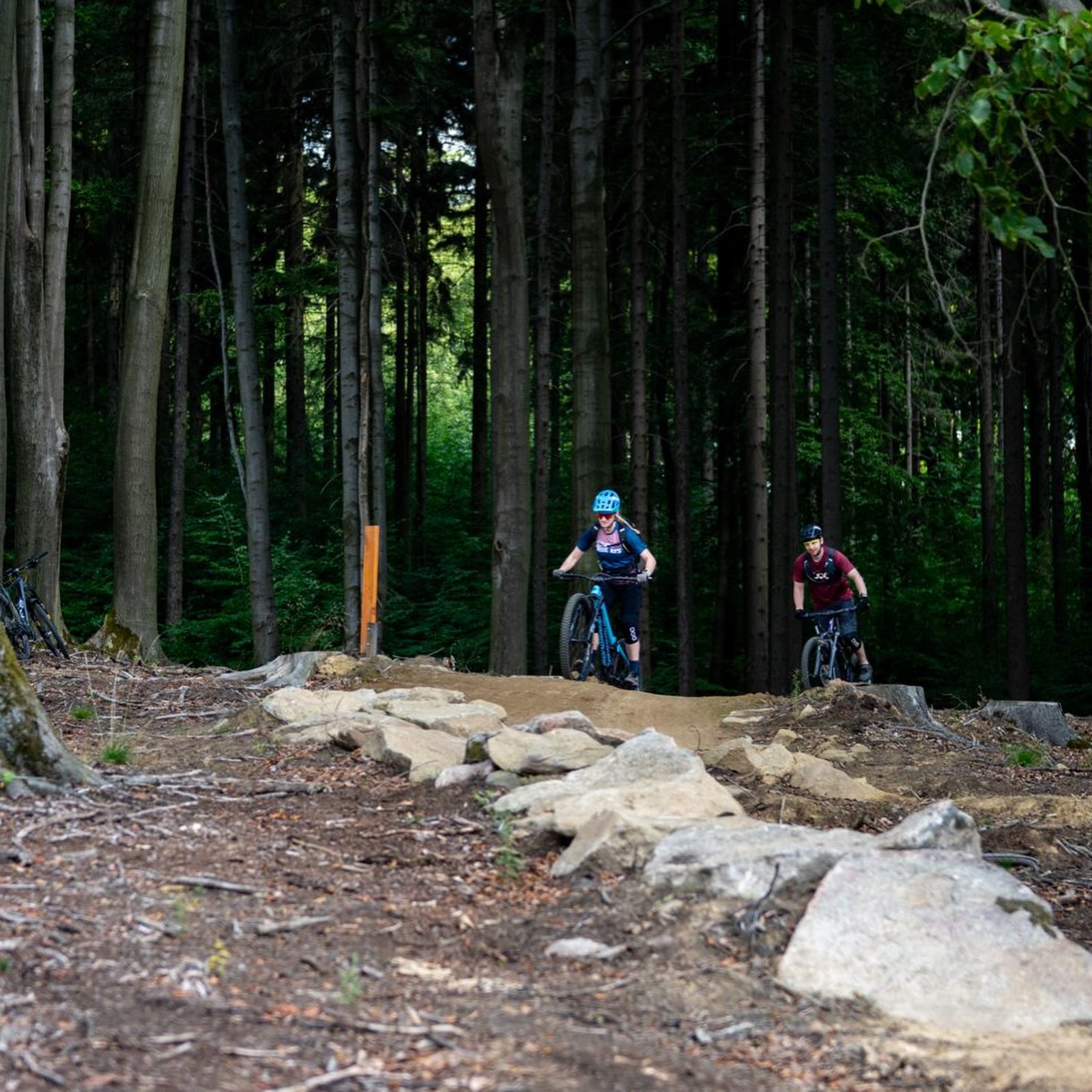 Für das @bike.magazin habe ich dem neuen Trailpark in der sächsisch-böhmischen Schweiz einen Besuch abgestattet. Der Name verspricht es schon „Borderless Trails“ @borderlesstrails.bike , ein grenzüberschreitendes Bikeangebot. Doch Achtung, wer die zukünftigen 15 Trails fahren möchte, benötigt einiges an Kondition oder kommt gleich mit dem E-Bike. Denn die ca 32 Km haben es in sich und überwinden crica 160 Höhenmeter pro Abfahrt. Noch ist nicht alles fertig, aber vor allem auf tschechischer Seite sind schon Trails befahrbar.
Gute Einstiegspunkte sind das SoliVital in @sebnitz.de und die Teiche nähe Bahnhof in @dolnipoustevna .
Wie es zum Park kam: dazu lest ihr mehr im Artikel: https://www.bike-magazin.de/touren/europa/borderless-trails-im-boehmischen-wald-auf-deutscher-seite-wird-nun-geschaufelt/
.
Mit dabei waren @kurt.727 Vendula und auch @ingo.loth haben wir getroffen.
.
#mountainbike #mtb #bike #bikemagazin #borderlesstrails
