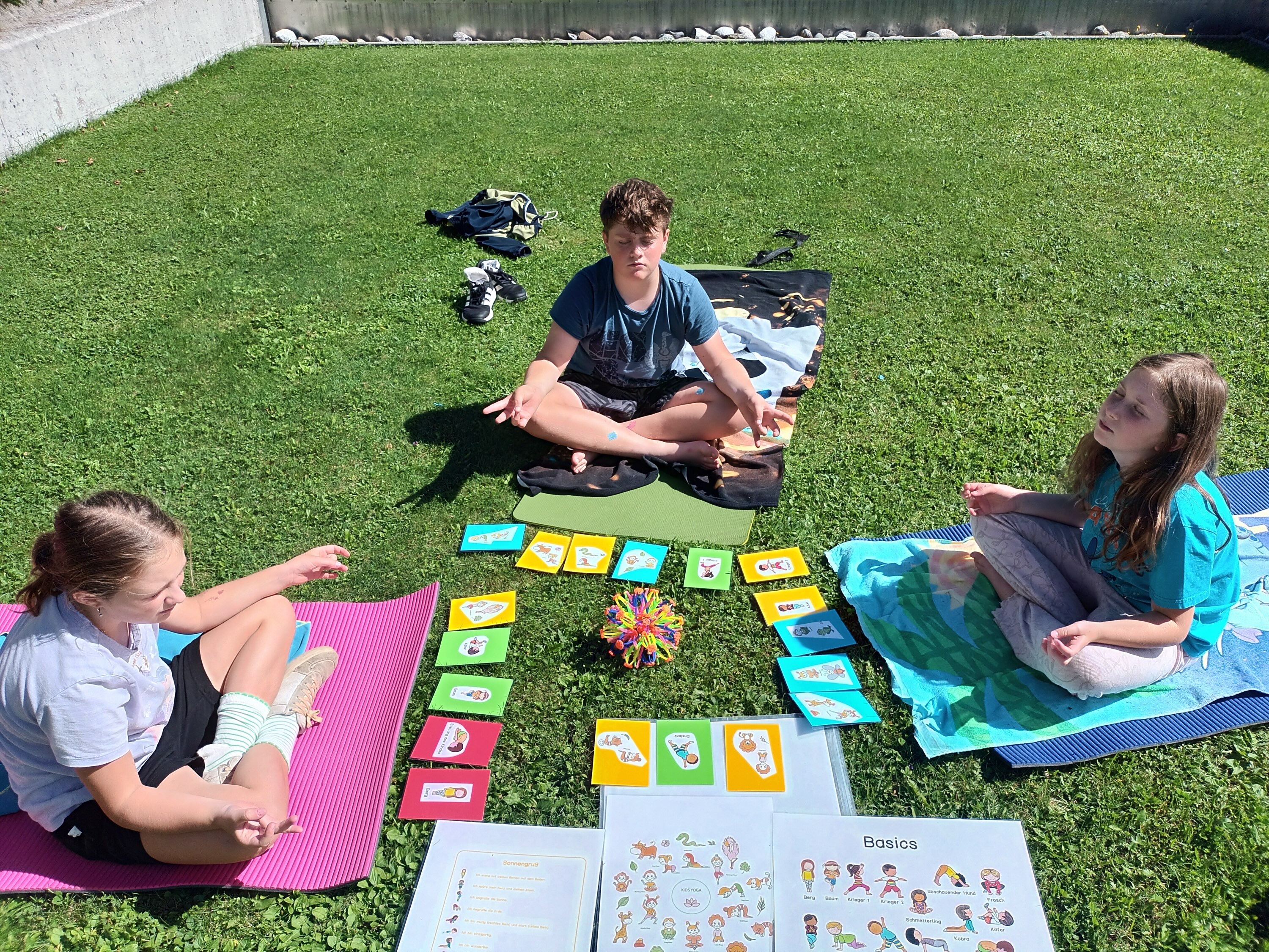 Wasserolympiade wurde zu Yoga!🧘♀️🧘♂️Vielen Dank an Magdalena Haufe für die tolle Veranstaltung.